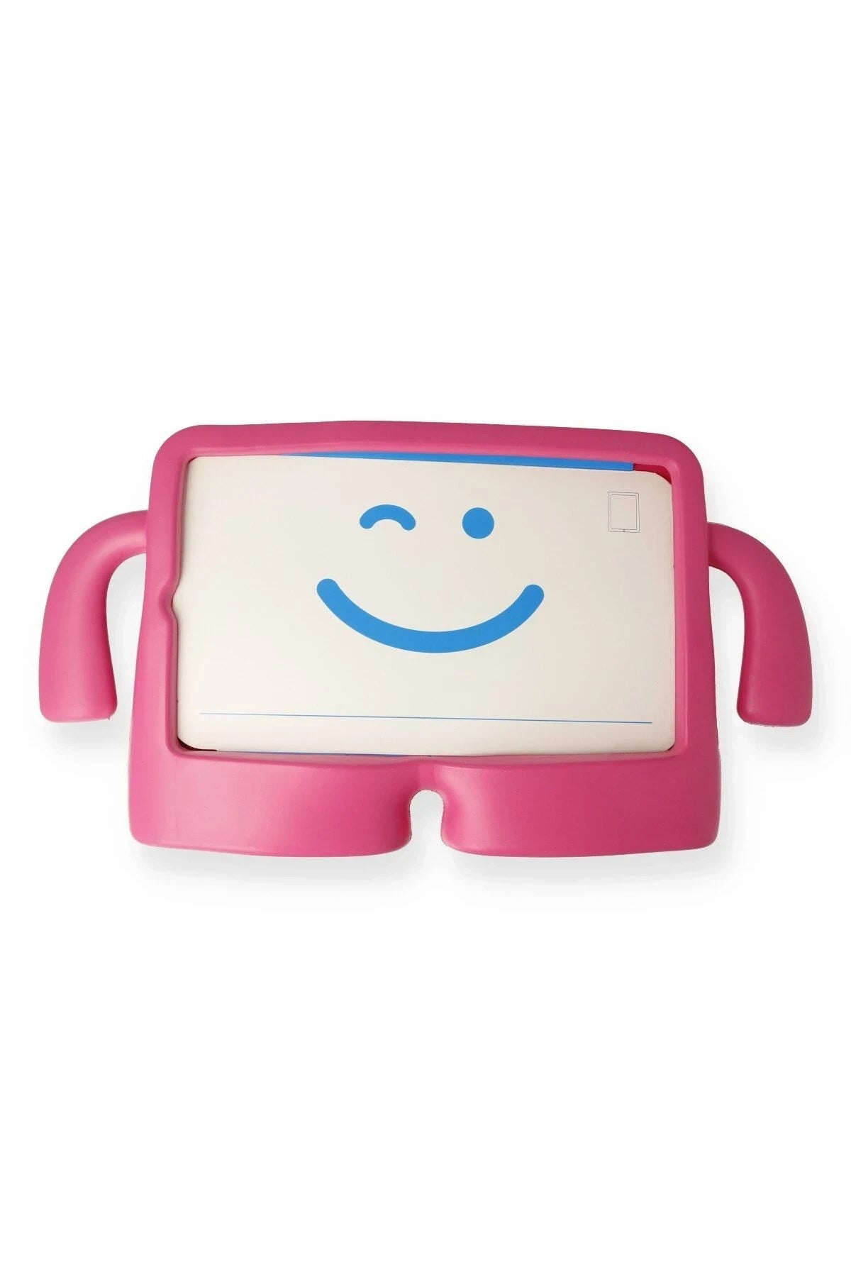 Samsung Galaxy Tab A9 Kılıf Karakter Tablet Silikon - Pembe