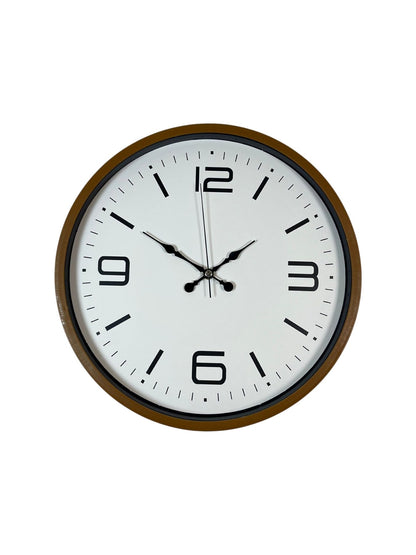 36 Cm Kahverengi Modern Dekoratif Duvar Saati