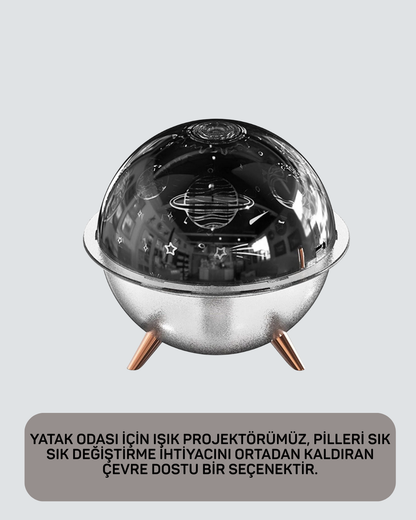 Galaksi ve Yıldız Efektli Nemlendirici Işık Projektörü Yeni Nesil