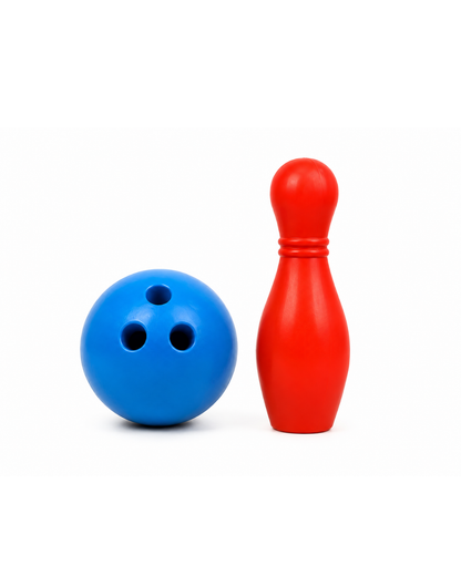 Eğlenceli Bowling Oyuncak Seti Çocuklar İçin Renkli Kuka ve Top