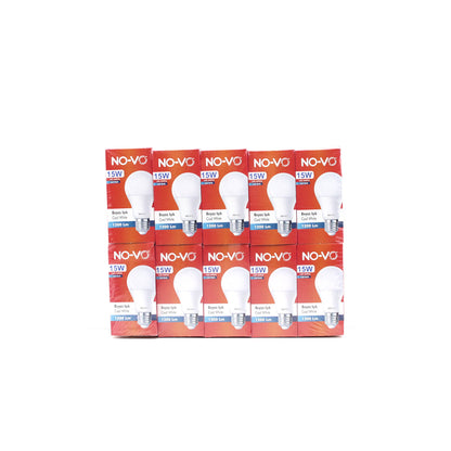 10 ADET 15W BEYAZ LED AMPUL 1200LM 6500K 15.000 SAAT ÖMÜR (5643)