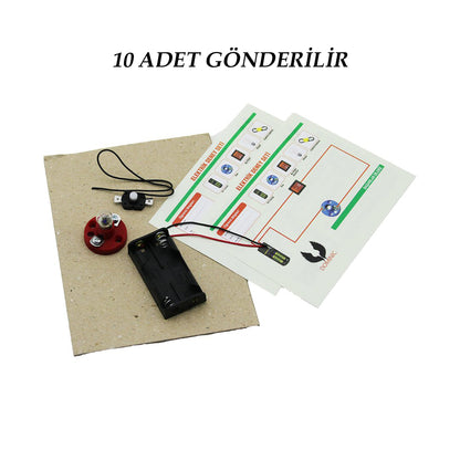 10 ADET ELEKTRİK DENEY SETİ (5643)