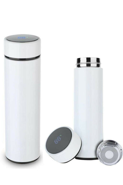 Dijital Sıcaklık Göstergeli Renkli Çelik Termos - 500 ML (5643)