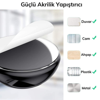 Çok Amaçlı Kablo Tutucu Akrilik Güçlü Yapışkanlı Organizer Düzenleyici 16 Parça Set Kolay Kullanımlı (5643)