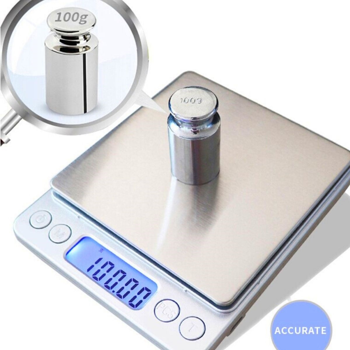 Elektronik 3 kg Kapasiteli Dijital Hassas Kantar Mutfak Tartısı Terazi (5643)