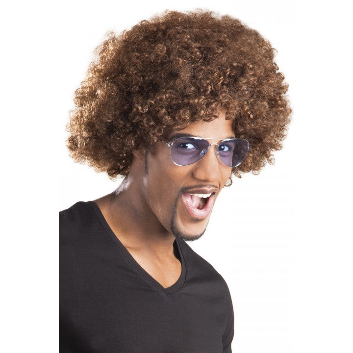 Kahve Renk Kıvırcık Afro Bonus Peruk (5643)