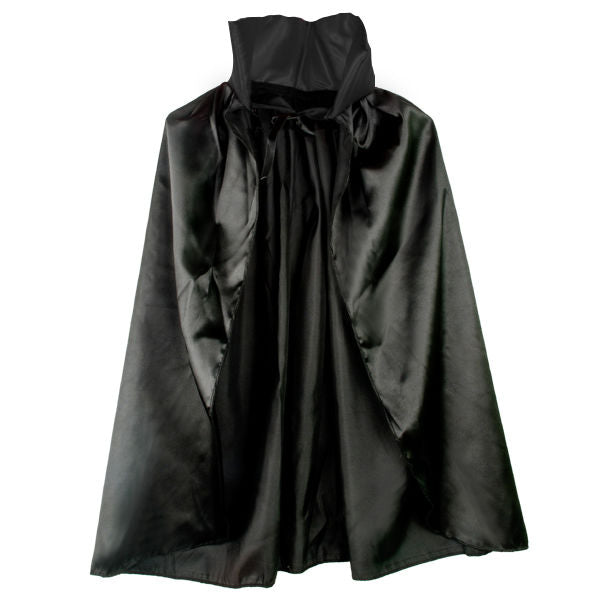 Siyah Renk Yakalı Halloween Pelerini 90 cm (5643)