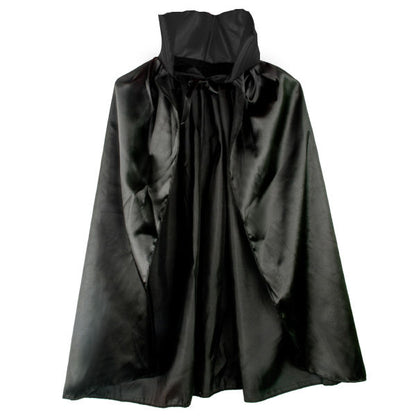 Siyah Renk Yakalı Halloween Pelerini 90 cm (5643)