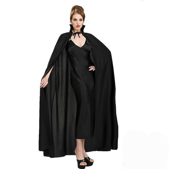 Siyah Yakalı Yetişkin Pelerin 120 cm (5643)