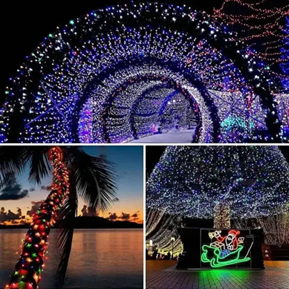 11m 100 LED Solar RGB Işık