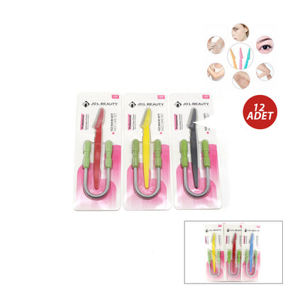 12 ADET 2CPS KAŞ USTURAS - YANAK YAYI SET (5643)