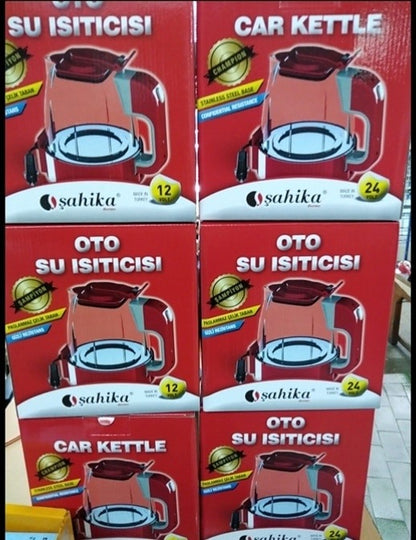12V OTOMATİK ARAÇ OTO KETTLE SU ISITICISI ÇAKMAKLIK FİŞLİ (5643)