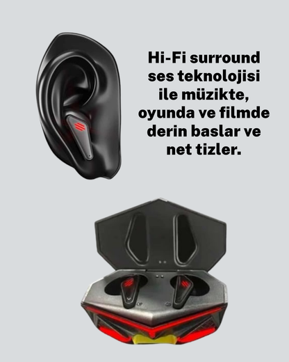 Kablosuz Bluetooth Kulaklık Led Işıklı Yeni Nesil