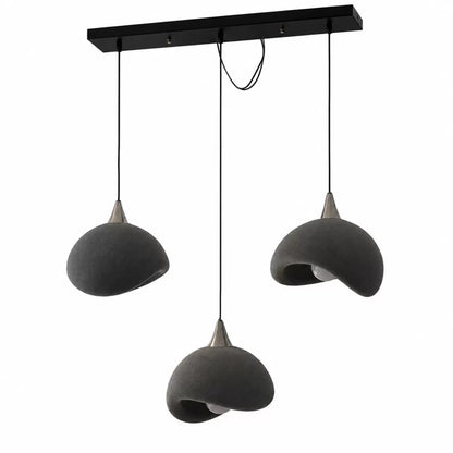 Beton Görünümlü 3d Pla Plastik İskandinav Tarz Sarkıt Avize – Salon Ve Cafe İçin 61-70 Cm Gri