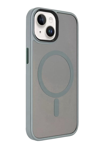 iPhone 15 Megane Magsafe Kapak - Titan Gri