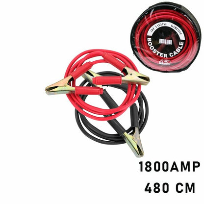 1800 AMPER TIR İÇİN AKÜ TAKVİYE KABLOSU 480CM - PENCERELİ BEZ ÇANTALI (5643)