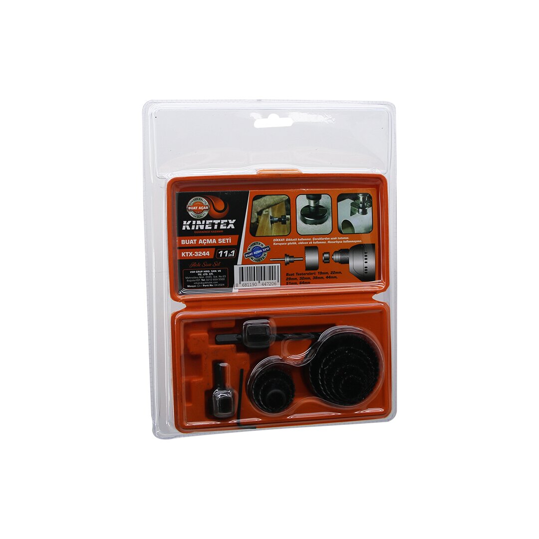 1İN1 BUAT AÇMA PANÇ SETİ METAL - AHŞAP - PVC - ALÇIPAN - PLS. 19-22-29-32-38-44-51-64MM (5643)