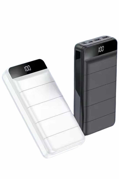 Powerbank 50.000 Mah Dijital Göstergeli Taşınabilir 4 Portlu Hızlı Powerbank Yeni Nesil