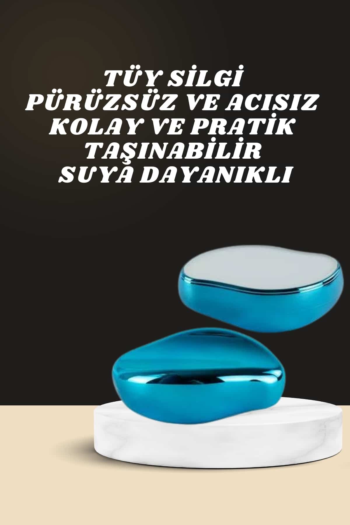 Crystal Eraser Epilasyon Aleti ve Titreşimli Yüz Temizleme Masaj Aleti