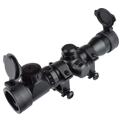 2-6x28 Zoomlu Av Tüfeği Dürbünü Hedef Çizgili Çift Işıklı