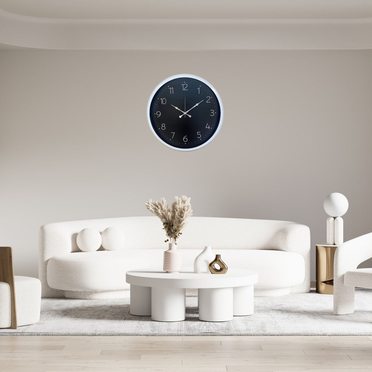 Urban White 52 x 52 Cm Duvar Saati