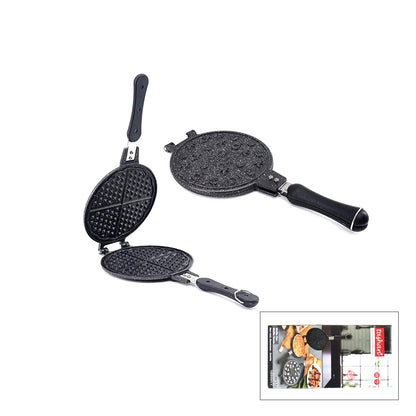 20CM GRANİT DÖKÜM WAFFLE TAVA BAKALİT SAP (5643)