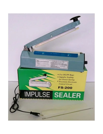 20Cm Metal Gövde Poşet Ağzı Yapıştırma Kapatma Makinası FS-200 (5643)