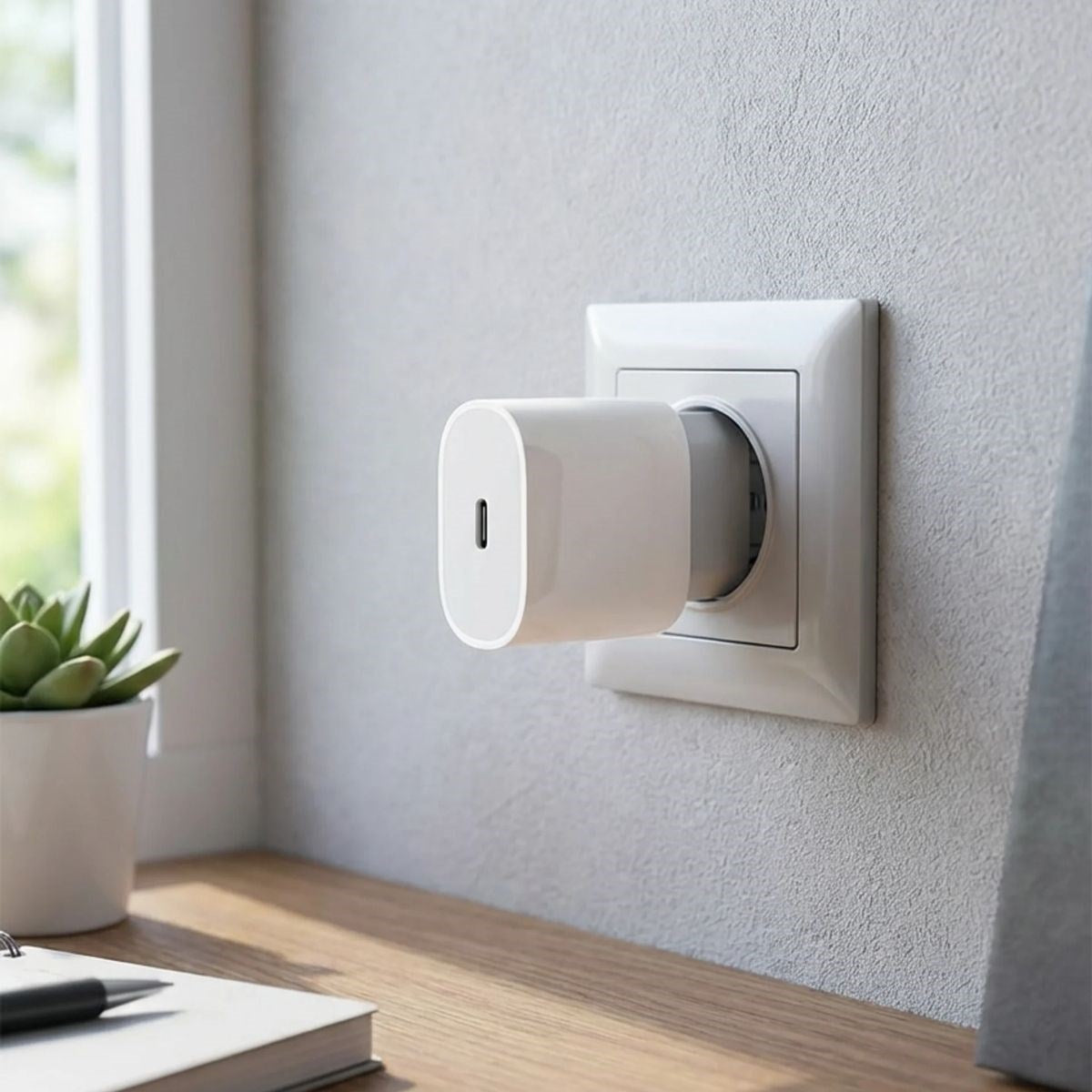 20W USB-C Hızlı Şarj Adaptörü – Power Delivery (PD) Destekli Güç Adaptörü, Güvenli Şarj Başlığı (5643)