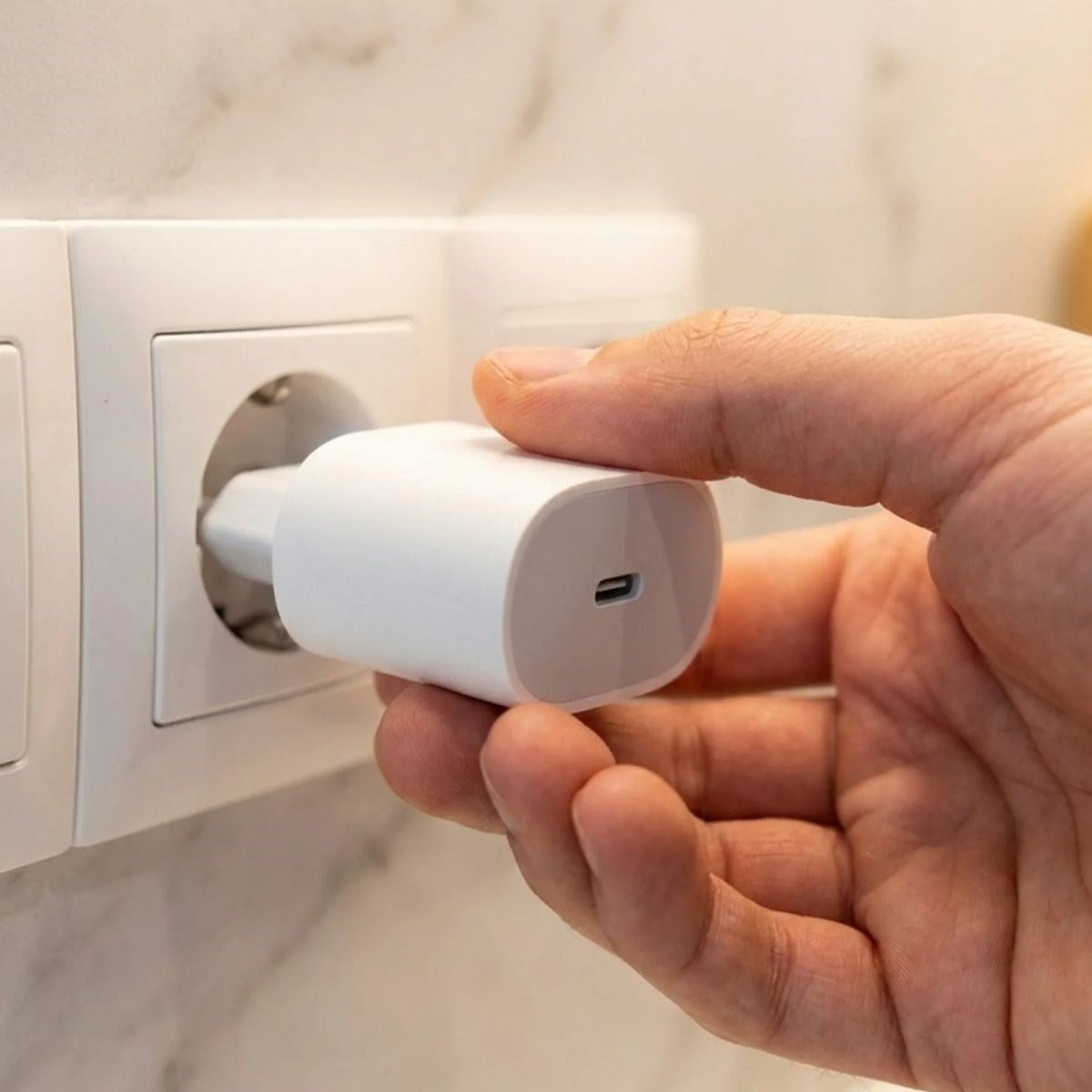 20W USB-C Hızlı Şarj Adaptörü – Power Delivery (PD) Destekli Güç Adaptörü, Güvenli Şarj Başlığı (5643)