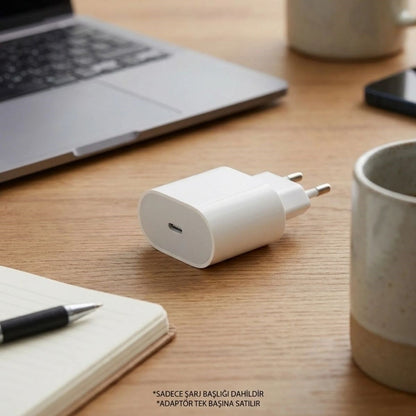 20W USB-C Hızlı Şarj Adaptörü – Power Delivery (PD) Destekli Güç Adaptörü, Güvenli Şarj Başlığı (5643)