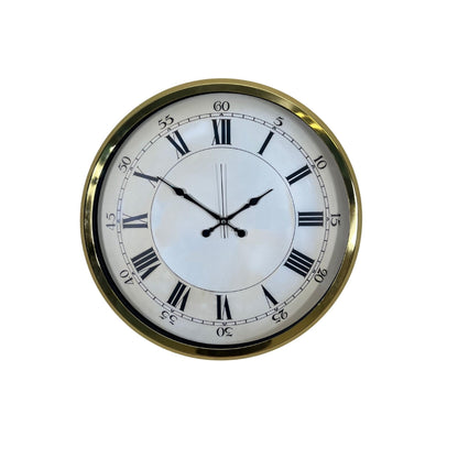 Gold Zarafet 52 Cm Metal Duvar Saati