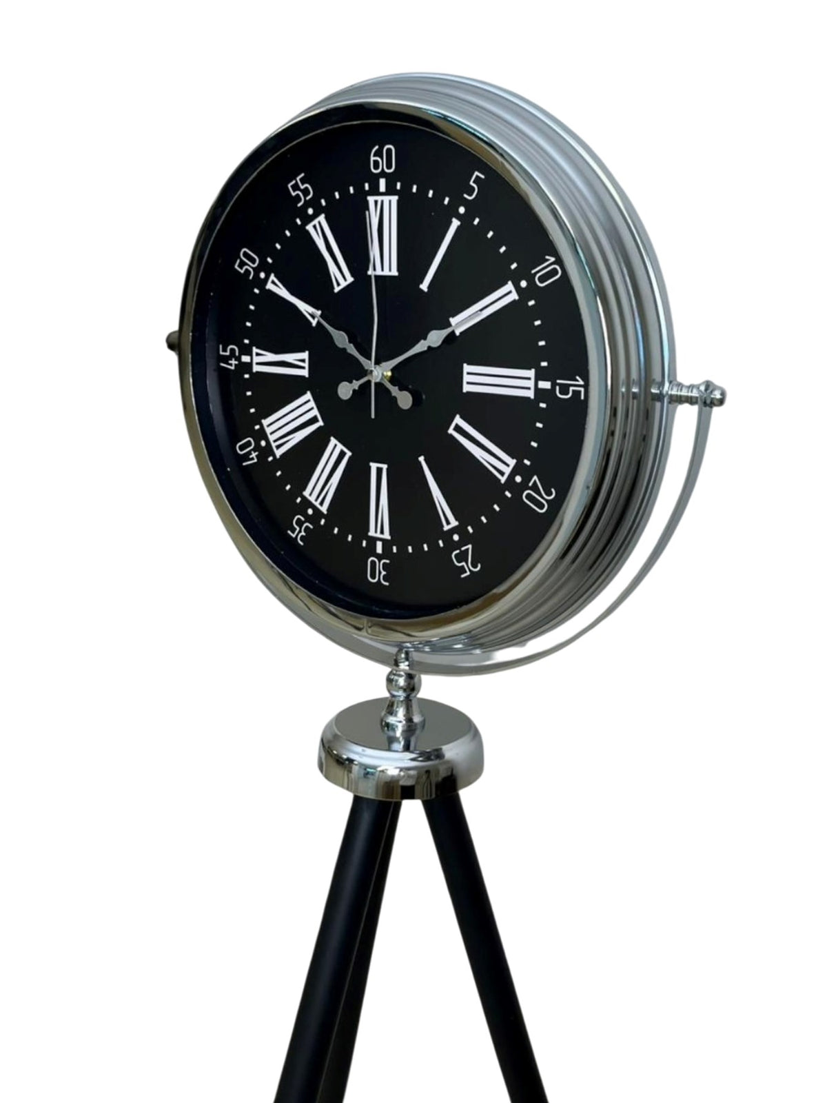 Majestic Krom Tripod Ayaklı Saat