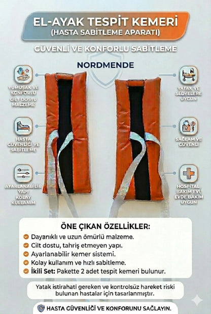 El Ayak Tespit Kemeri | Hasta Sabitleme Aparatı | NORDMENDE