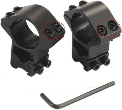 25.4mm Dürbün İçin 11mm Yüksek Havalı Ayağı