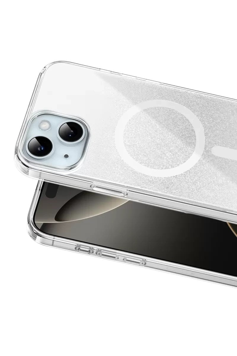 iPhone 14 Sora Simli Magsafe Kapak - Beyaz