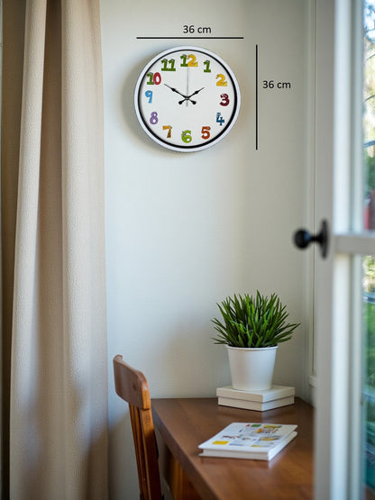 36 Cm Çocuk Odası Dekoratif Duvar Saati