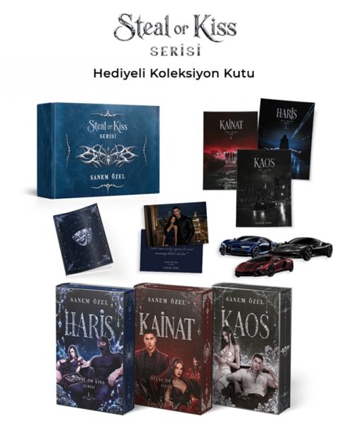 Steal or Kiss Serisi Kenar Boyamalı 3 lü Koleksiyon (Kutulu)