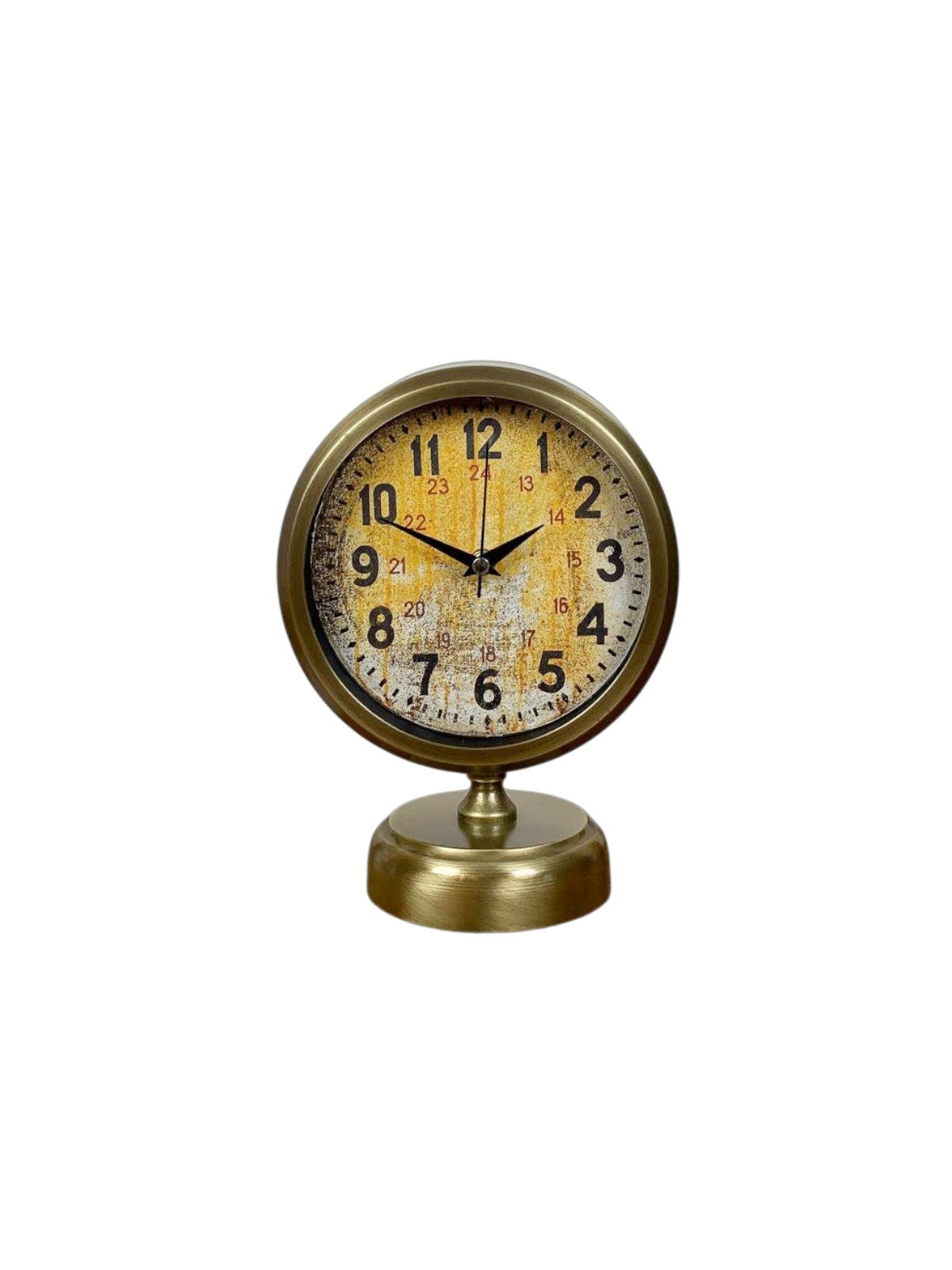 Antique Touch 25x20 Eskitme Metal Masa Saati