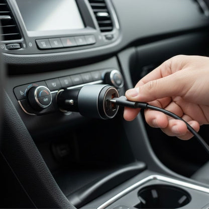 BUFFER® Araç İçi Çakmaklığa TakılanType-C ve USB Girişli 2 Portlu Hızlı Şarj Adaptörü