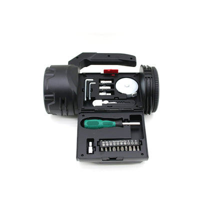 2İN1 19PCS = TAMİR - HIRDAVAT SETİ EL FENER - PROJEKTÖR LED + COB USB - TYPE-C - PİL ŞARJLI HS-310 (5643)