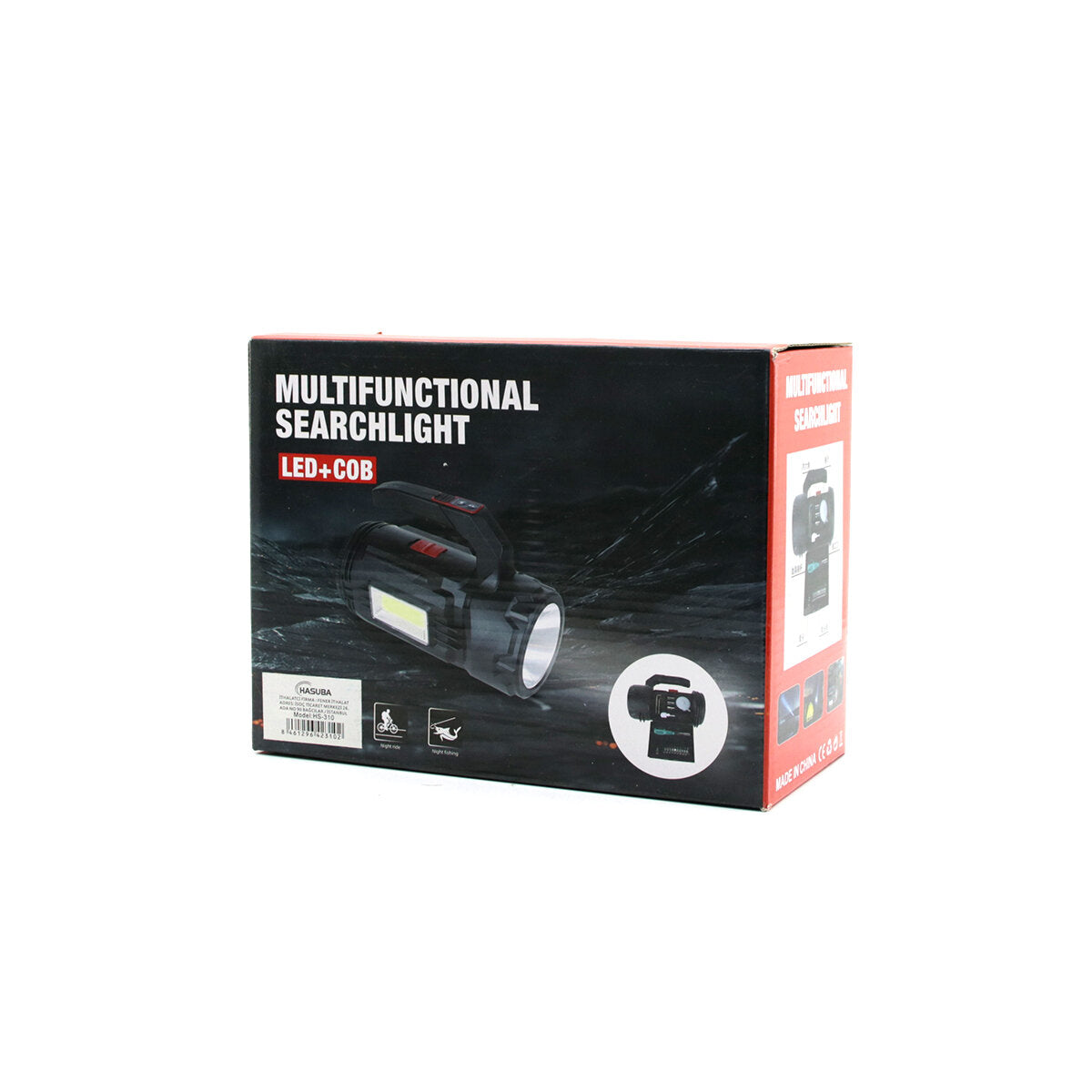 2İN1 19PCS = TAMİR - HIRDAVAT SETİ EL FENER - PROJEKTÖR LED + COB USB - TYPE-C - PİL ŞARJLI HS-310 (5643)