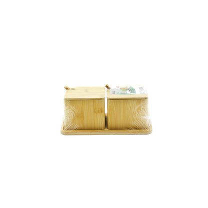2PCS BAHARATLIK - TUZLUK AHŞAP BAMBU (5643)