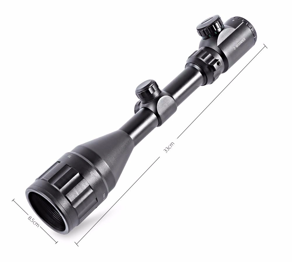 3-9x50aoeg Çıft Işıklı Retikül Optik Görüş Kapsamlı Zoomlu Tüfek Dürbün(b)