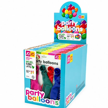 30 PAKET - 5PCS ORTA BOY RENKLİ - 30CM PARTY BALON TOPTAMDA 150 ADET BALON (5643)
