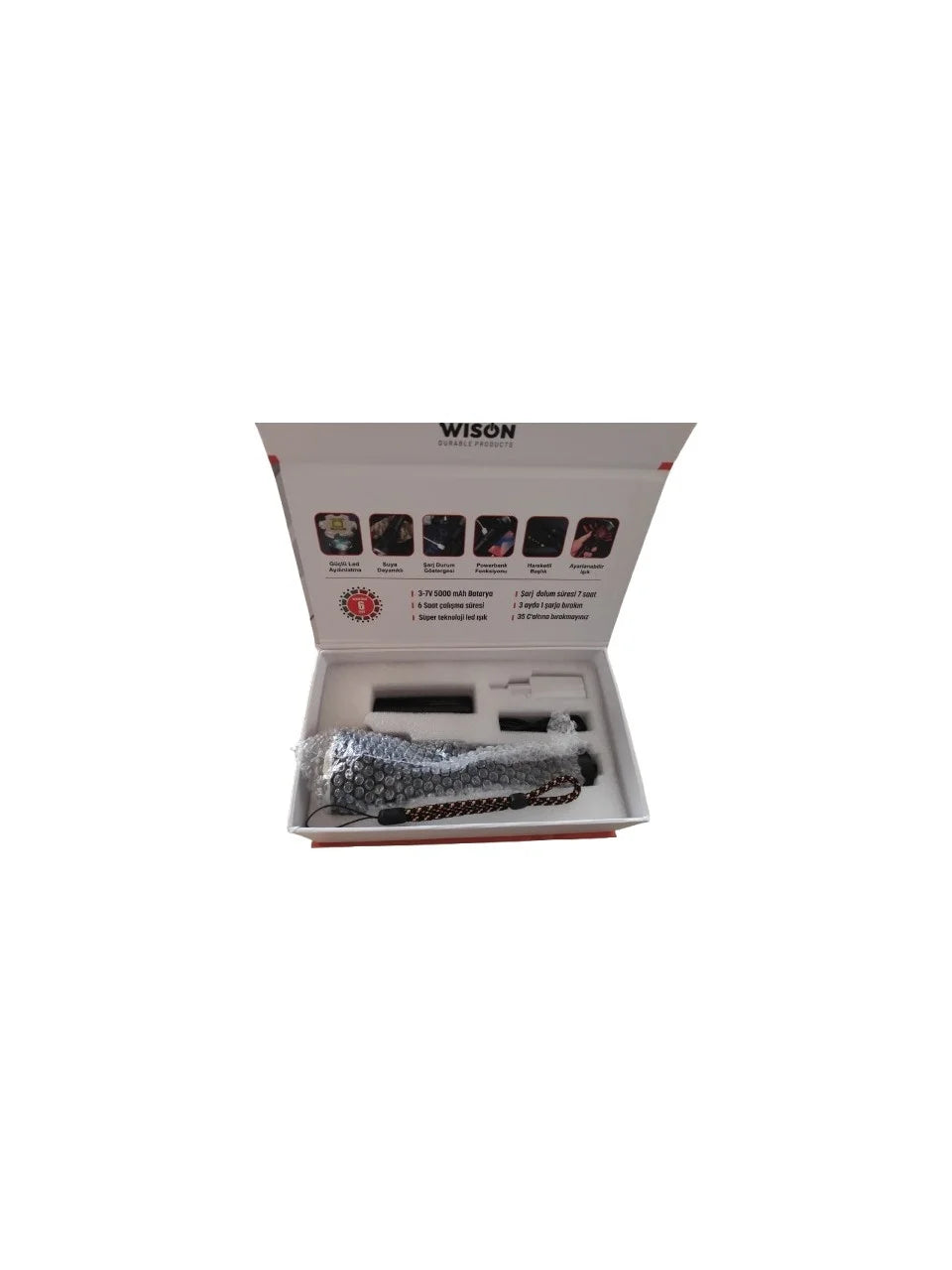30 Watt 3000 Lümen Uzun Menzilli Fener WS-7878 (5643)