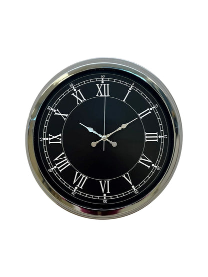 Elegance 40 Cm Metal Krom Duvar Saati