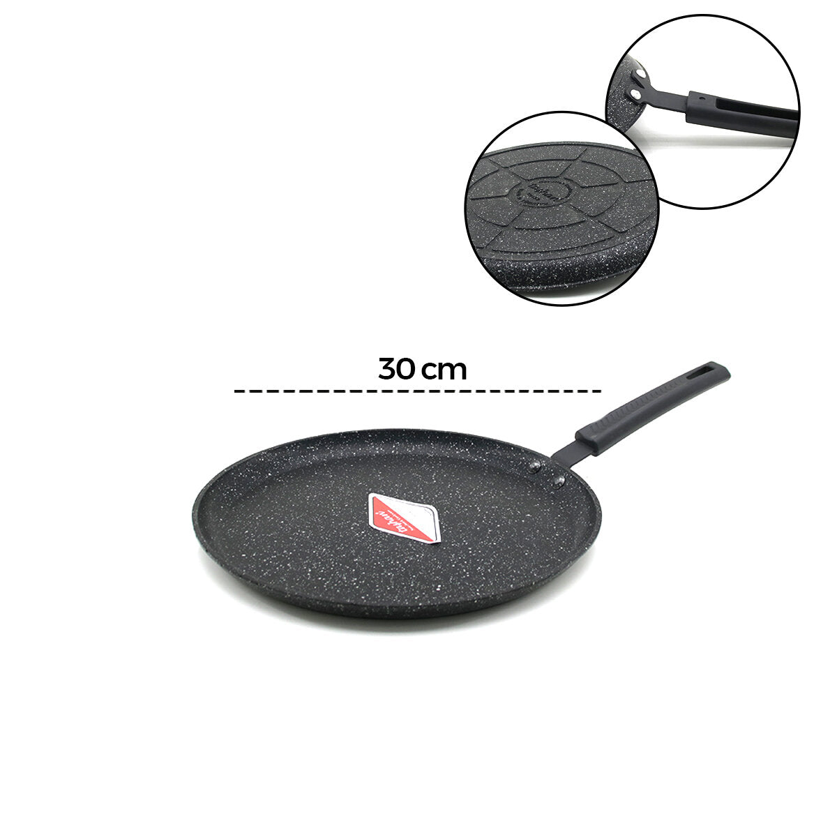 30CM DÖKÜM KREP TAVA (5643)