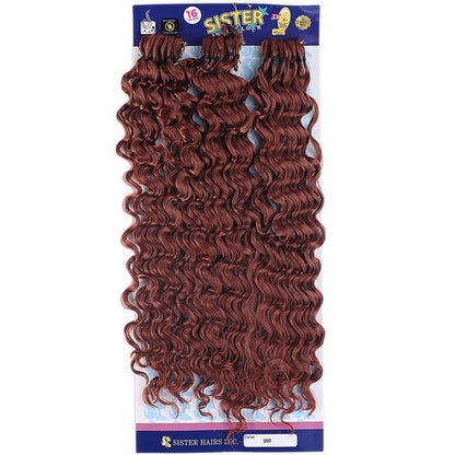 Nice Bulk Afro Su Dalgası Saç - KIzıl Bakır