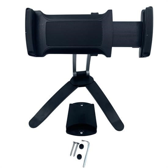 360 Derece Dönebilen Mutfak Masaüstü Telefon Tablet Tutucu Ayarlanabilir Esnek Ayaklı Metal Gövdeli (5643)