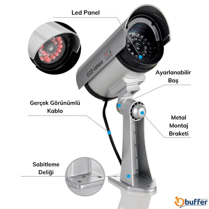BUFFER® %100 Gerçekçi İç ve Dış Mekan İçin Güvenlik Kamerası